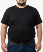 Czarny Tshirt męski 6XL-8XL