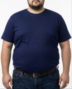 Granatowy Tshirt męski 4XL-8XL