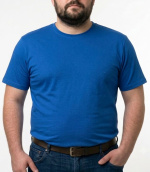 Niebieski Tshirt męski 6XL-8XL