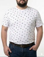 Literki Tshirt męski 6XL-8XL