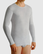 Szary podkoszulek męski długi_rękaw 4XL-8XL