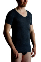 Czarny podkoszulek męski krótki_rękaw 6XL-8XL